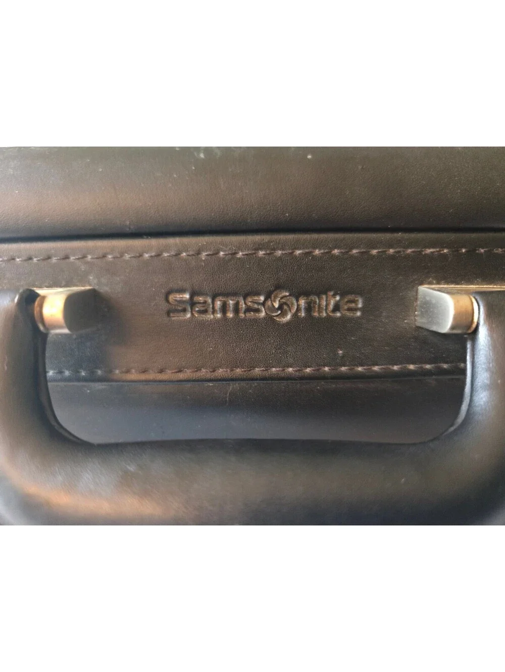 Vintage Samsonite Delegate Black Hard Shell Briefcase Attaché Case no key